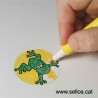 Tinta Coloris 4011 para tampones infantiles, huellas