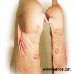 Tinta Coloris 4724 EU per escorxadors, marca fins i tot sobre carn greix