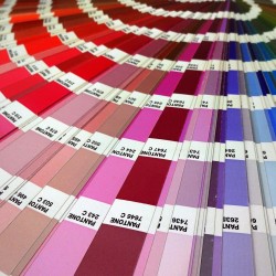 Tinta de oficina COLORIS 4010 PANTONE para marcar sobre materiales no absorbentes.